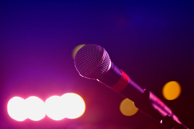 a-mic-on-a-stage